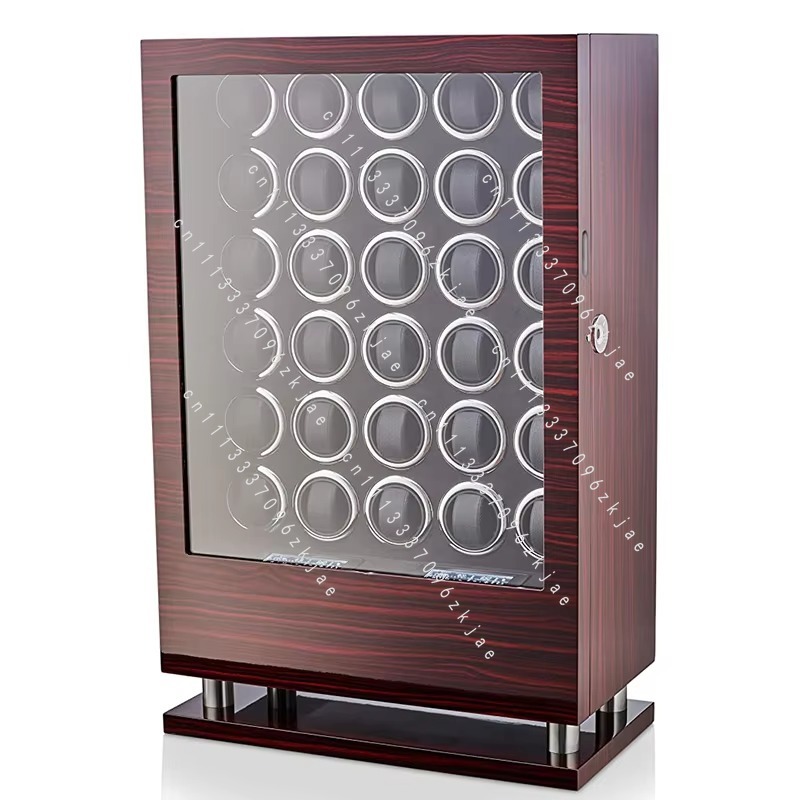 Luxury Watch Winder Box - Luxuoso Organizador Automático de Relógios com