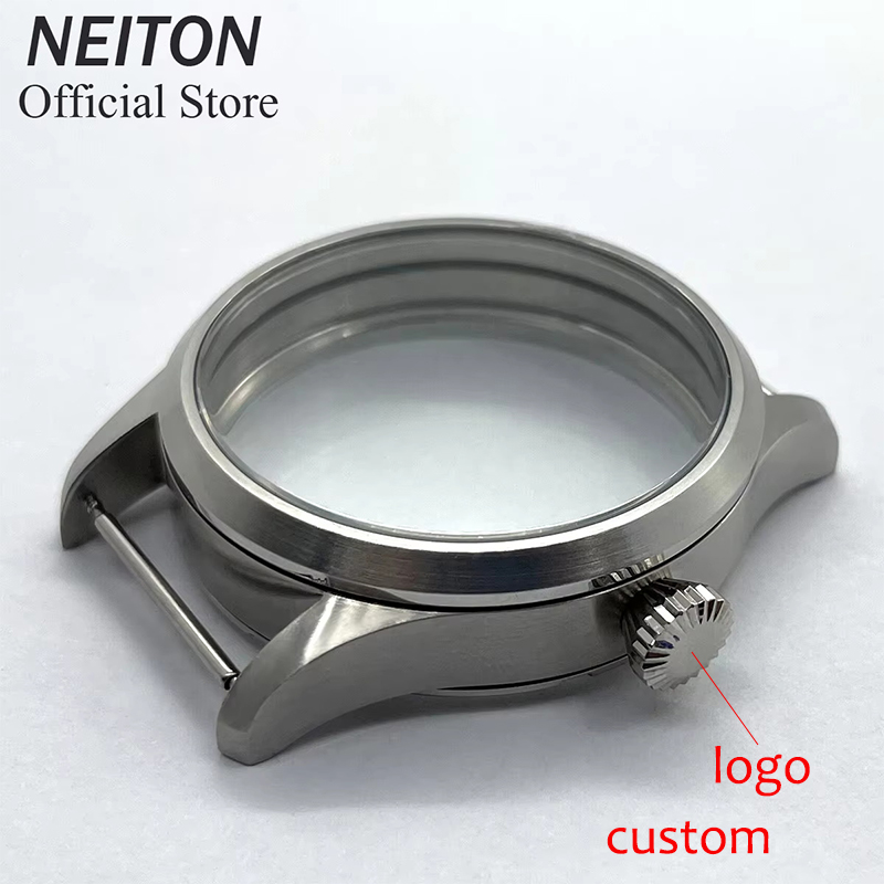 Sapphire Crystal Display - NEITON 42mm Caixa de relógio manual
