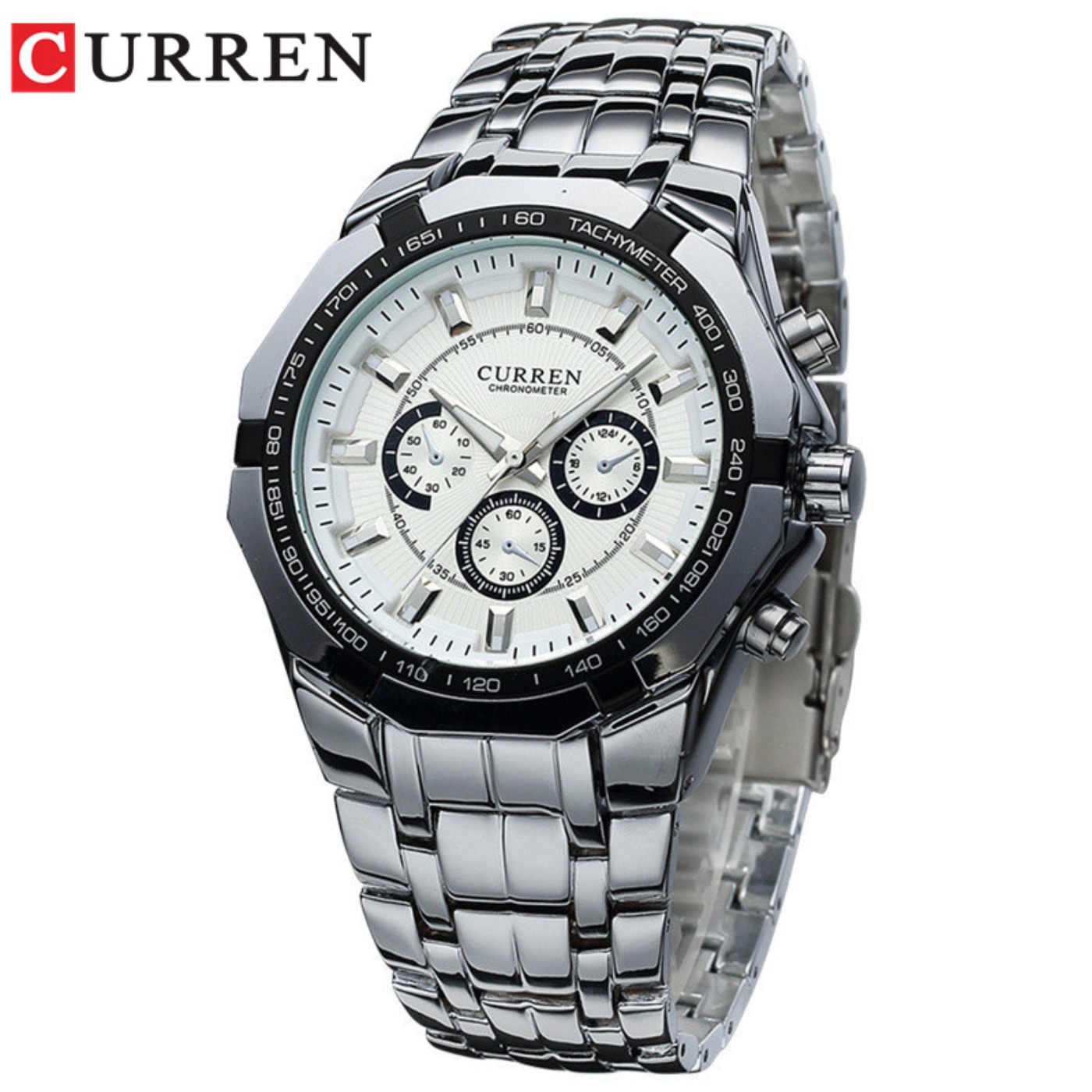 Best Luxury Quartz Watch - Relógio Masculino de Luxo CURREN, Marca