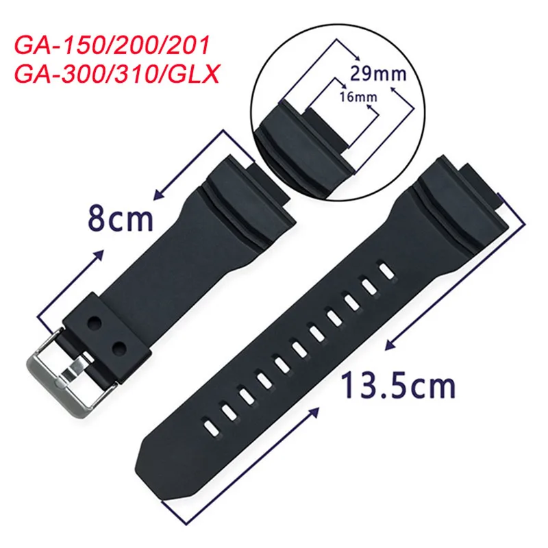 Luxury Watch G Shock - Pulseira para casio G-SHOCK GA-150 GA-200