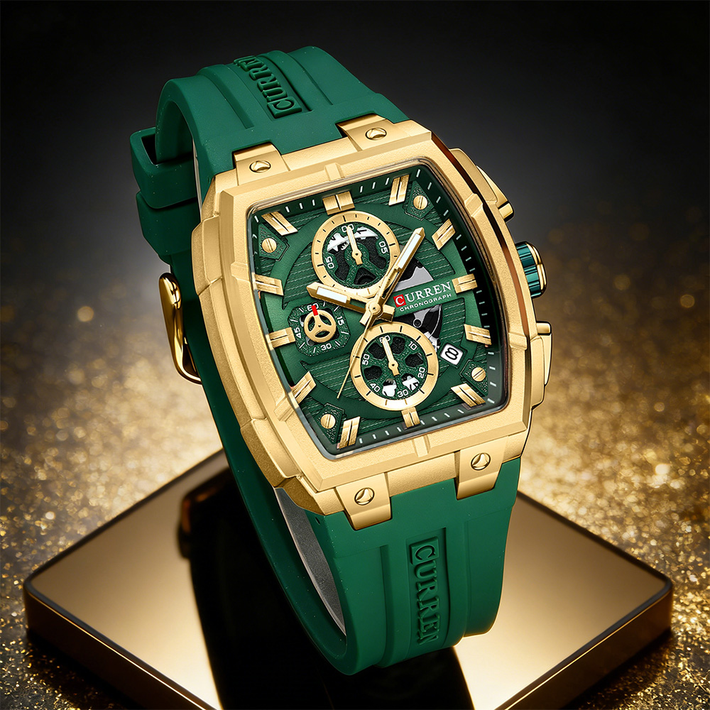 Best Luxury Quartz Watch - Relógio de Luxo Vintage CURREN para