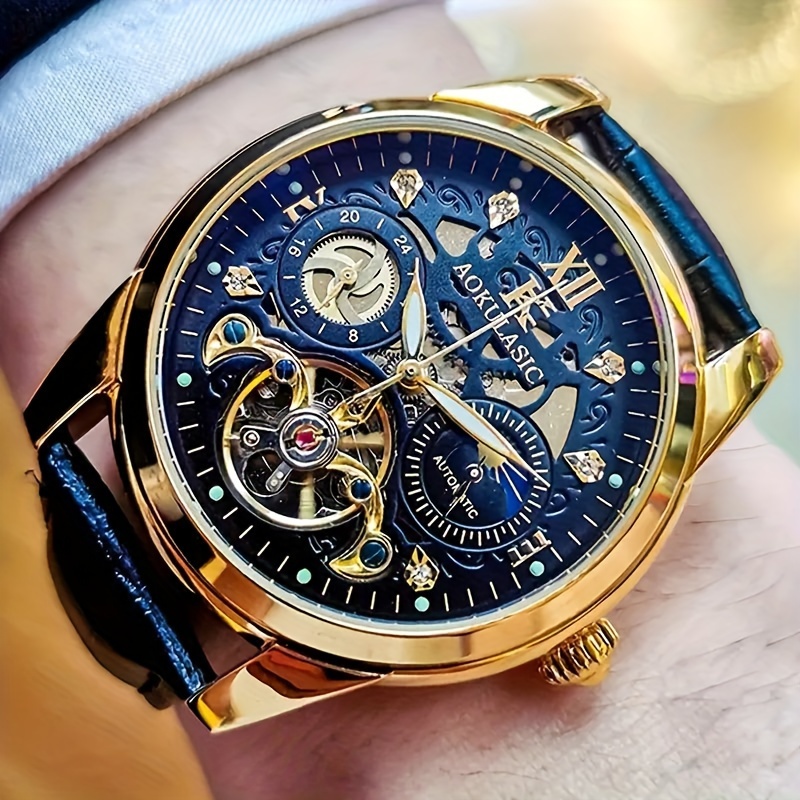 Luxury Watch Values - Relógio Mecânico Automático Tourbillon Grande para