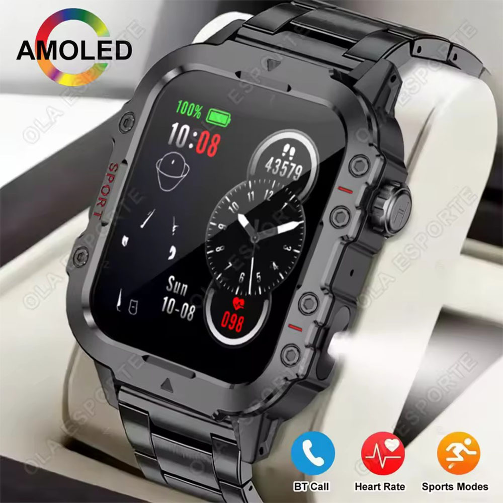 Titanium Sport Watch - Novo Relógio Inteligente Masculino com LED,