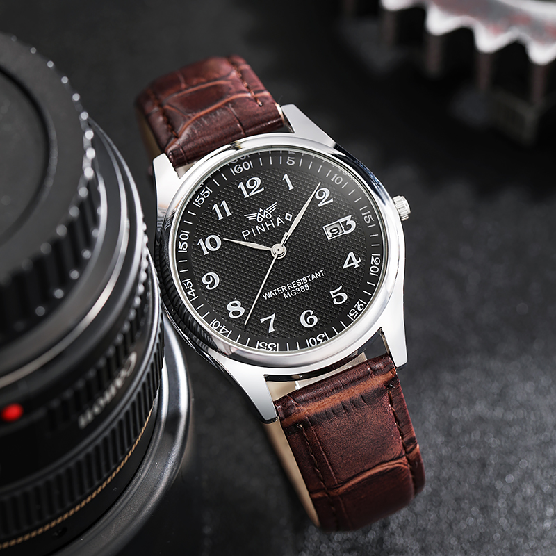Field Watch Military - Moda casual pulseira de couro relógios