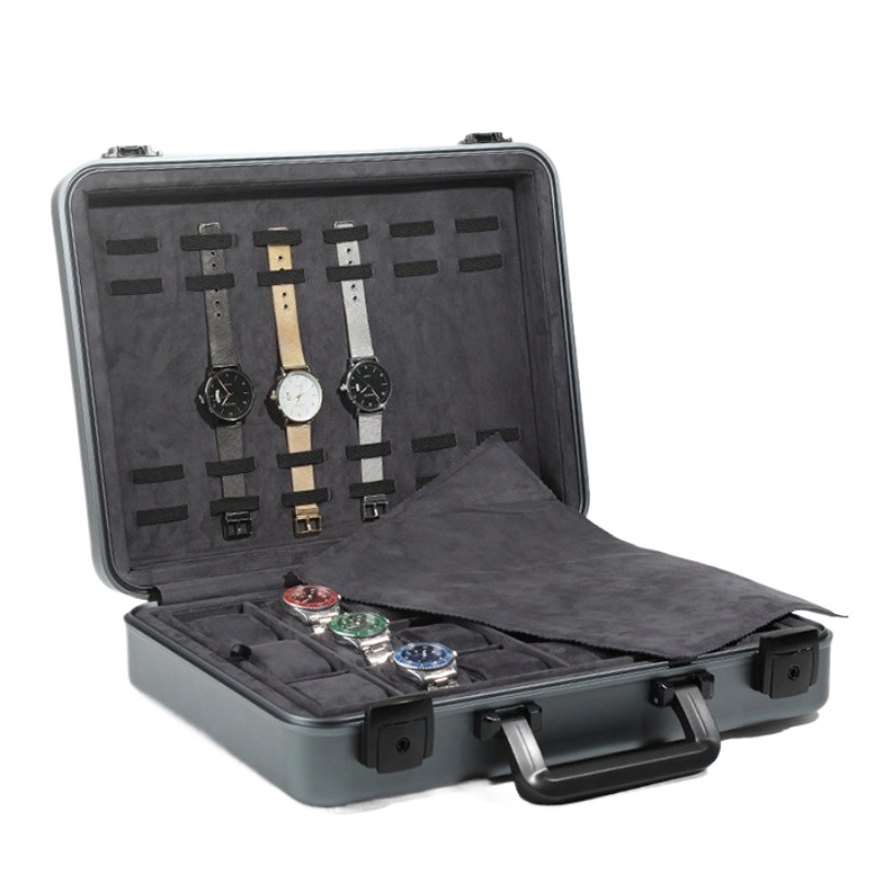 Luxury Watch Case Travel - Caixa De Relógio De Alumínio De