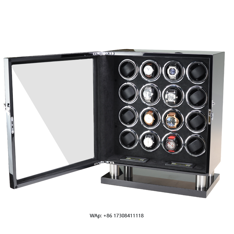 Luxury Watch Winder Box - Caixa de Segurança para Relógios Automáticos