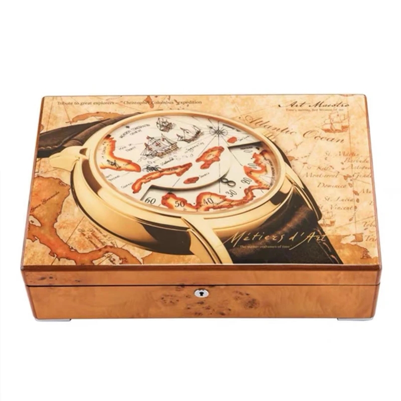 Luxury Watch Image - Exibição de relógio de madeira com
