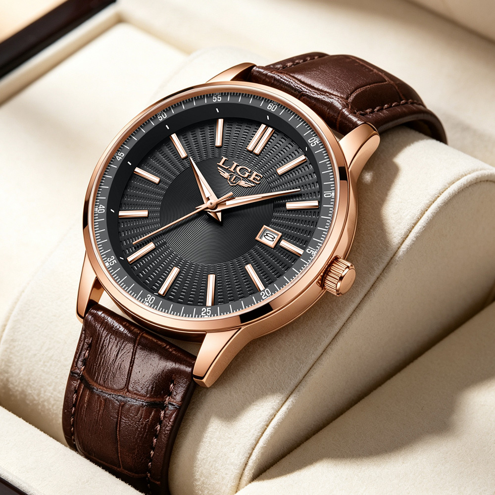 Luxury Watch Organizer For Men - Relógio de Pulso Masculino de Luxo