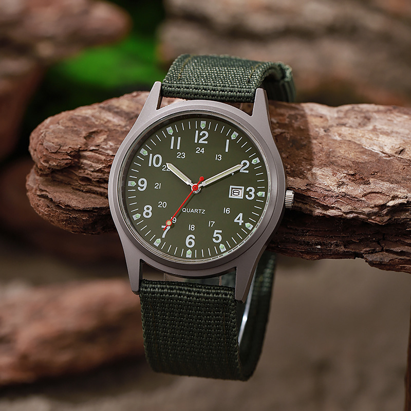 Field Watch Military - Novo relógio masculino de lona, relógio