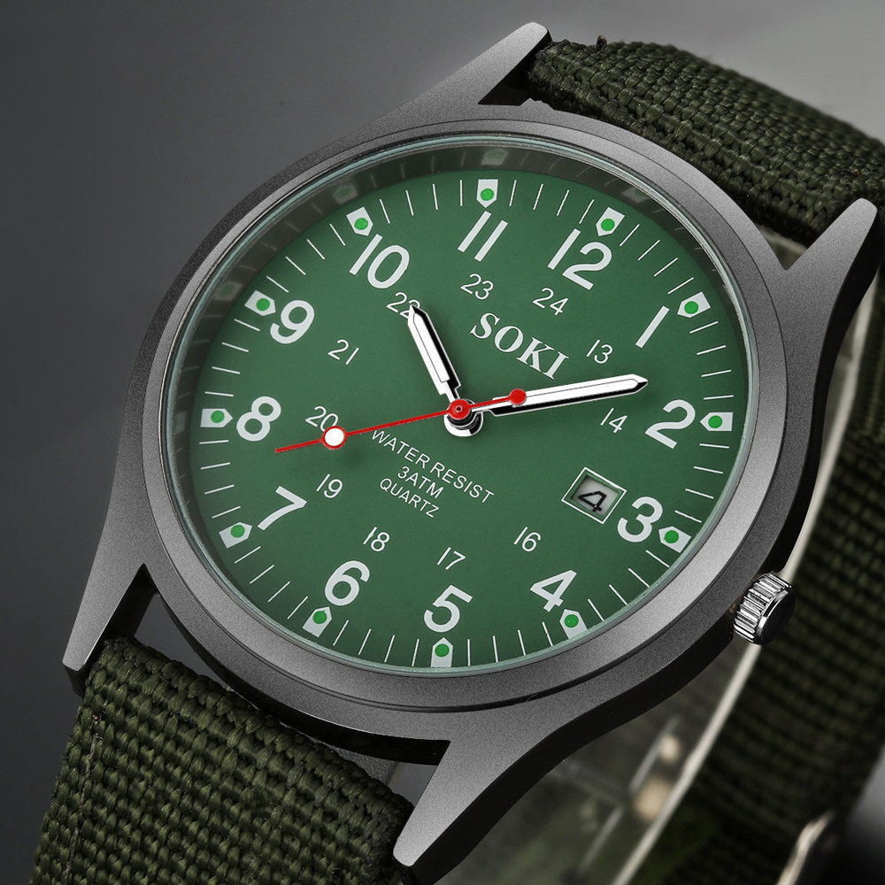 Field Watch Military - Relógio Masculino de Luxo de Alta