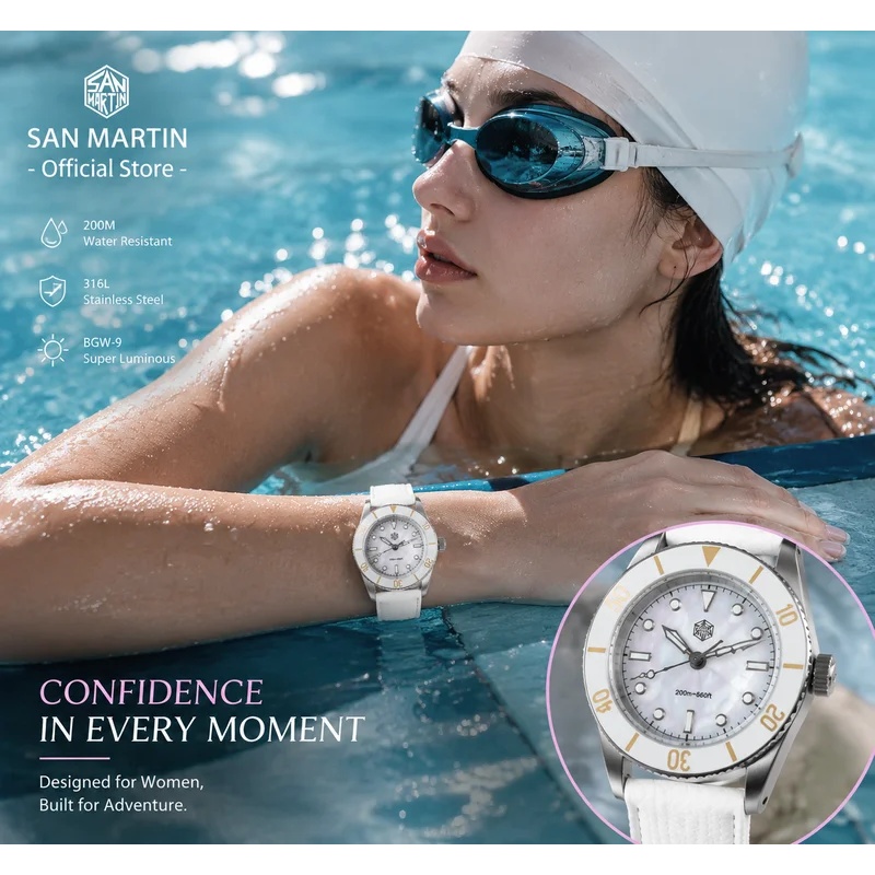 Relógio de Pulso Feminino de Q - Sapphire Crystal Display avaliação e preço