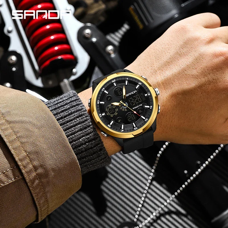 Sanda 9053 50m relógio de puls - Luxury Watch G Shock avaliação e preço
