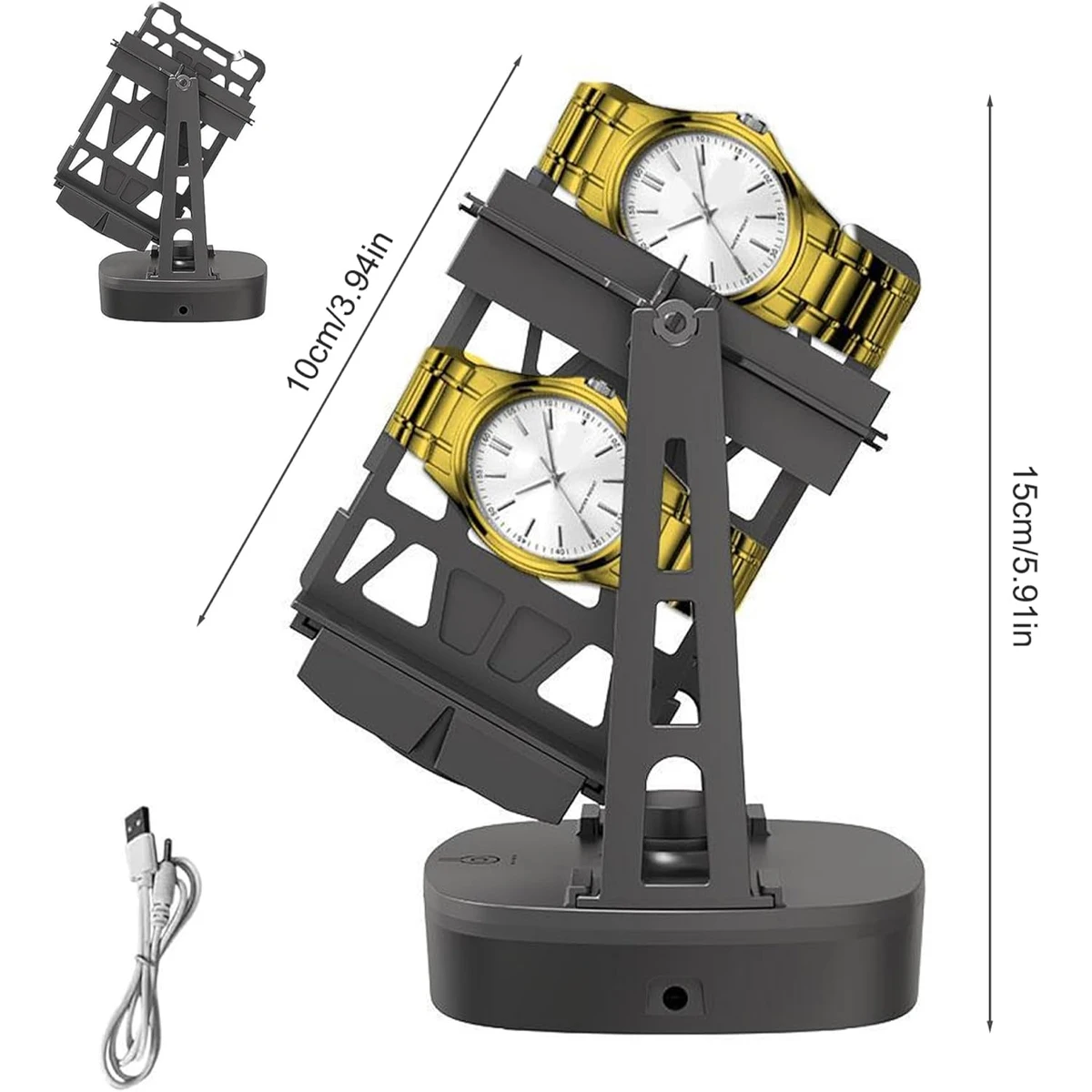 Enrolador de relógio automátic - Luxury Watch Winder Box avaliação e preço
