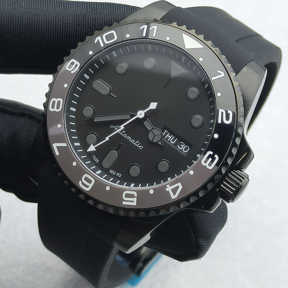 40mm nh36 relógio mecânico de  - Sapphire Crystal Display avaliação e preço