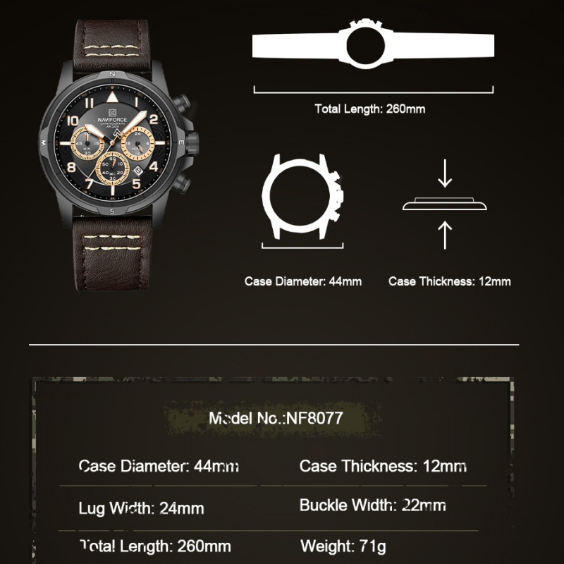 Relógios de Pulso Masculinos N - Field Watch Military avaliação e preço