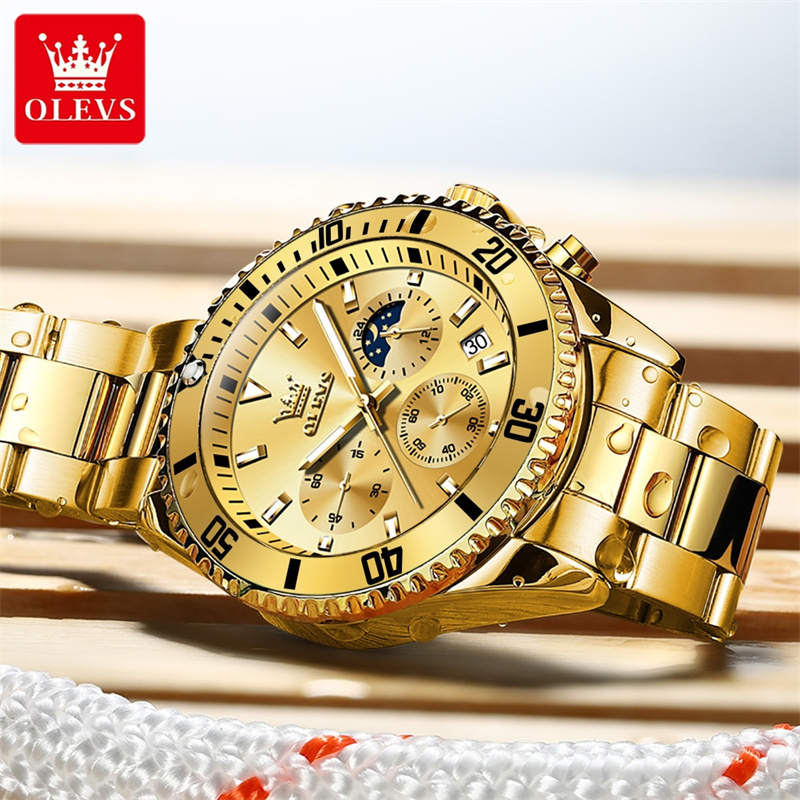 Olevs relógio masculino marca  - Luxury Watch Manufacturers avaliação e preço