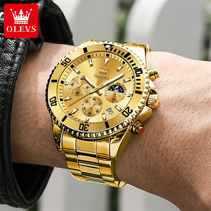 Olevs relógio masculino marca  - Luxury Watch Manufacturers avaliação e preço