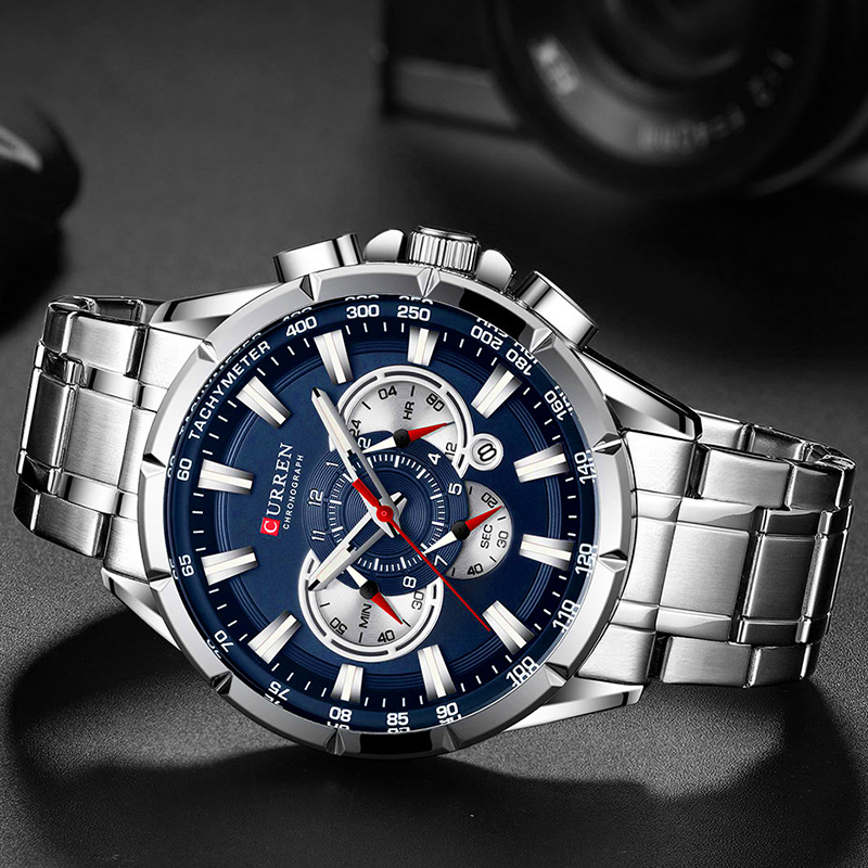 Curren relógio de pulso mascul - Luxury Watch Manufacturers avaliação e preço