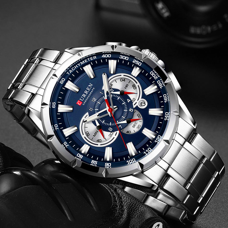 Curren relógio de pulso mascul - Luxury Watch Manufacturers avaliação e preço