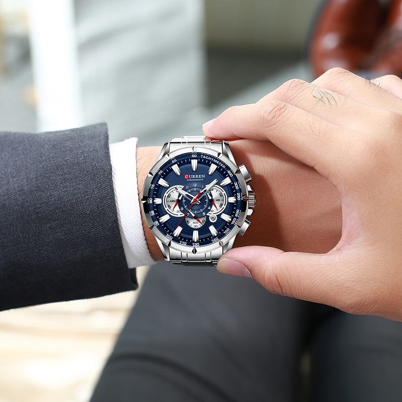 Curren relógio de pulso mascul - Luxury Watch Manufacturers avaliação e preço