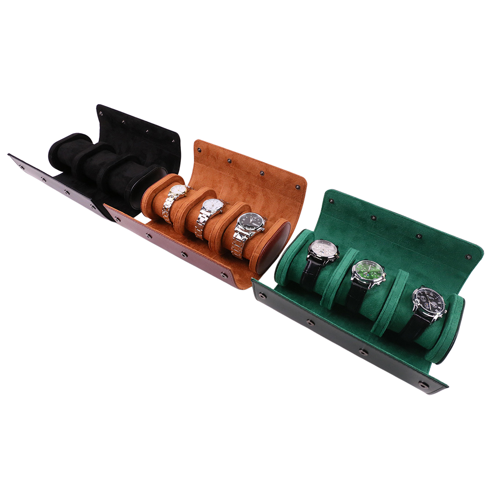 Luxo portátil 3 slots relógio  - Luxury Watch Case Travel avaliação e preço