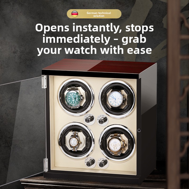 Caixa Rotativa Automática para - Luxury Watch Winder Box avaliação e preço
