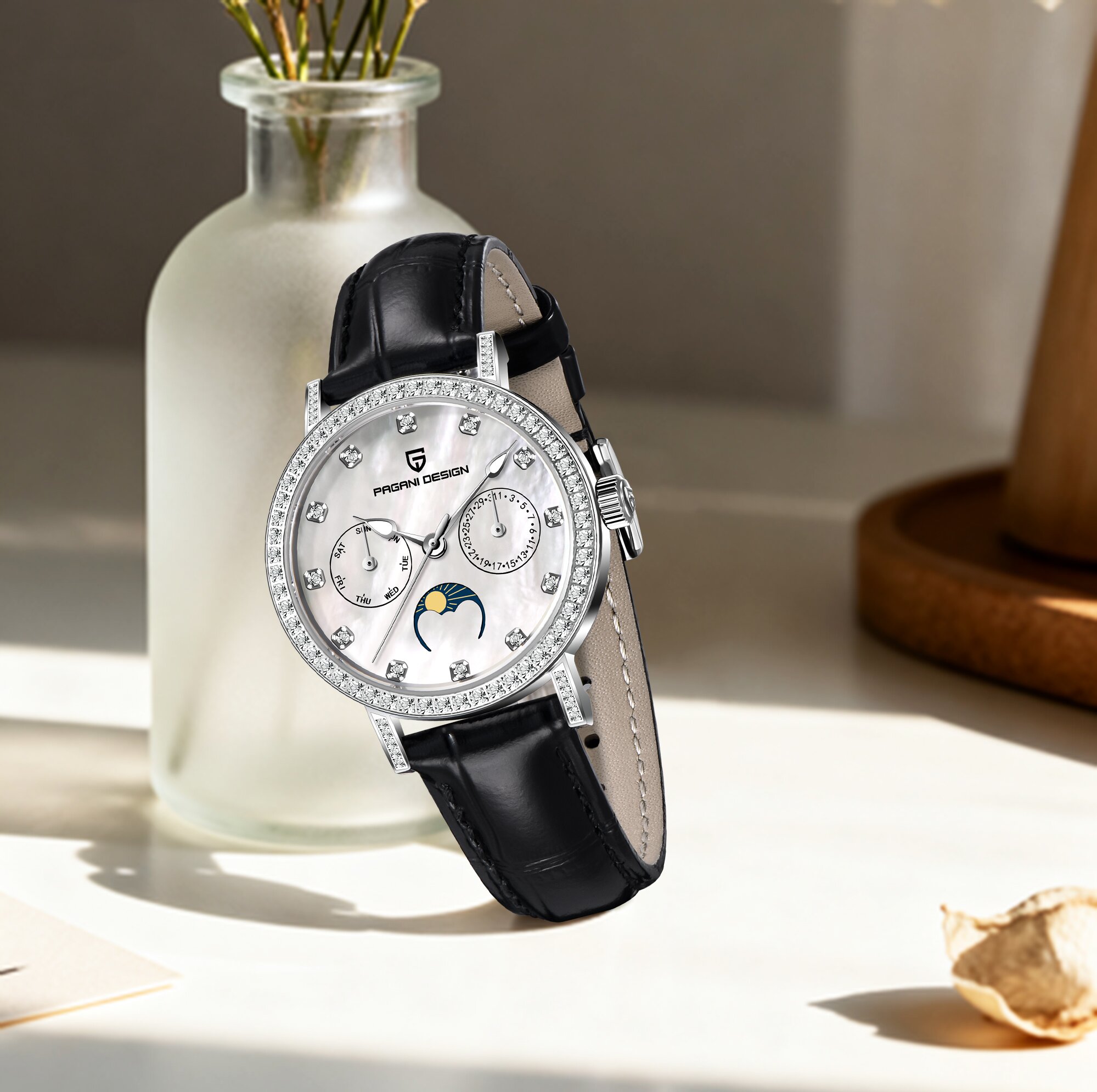 Relógio de Luxo para Mulheres  - Sapphire Crystal Display avaliação e preço