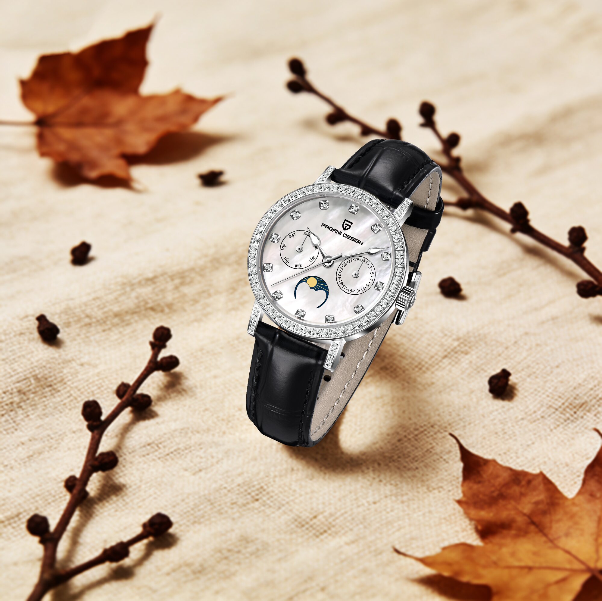 Relógio de Luxo para Mulheres  - Sapphire Crystal Display avaliação e preço