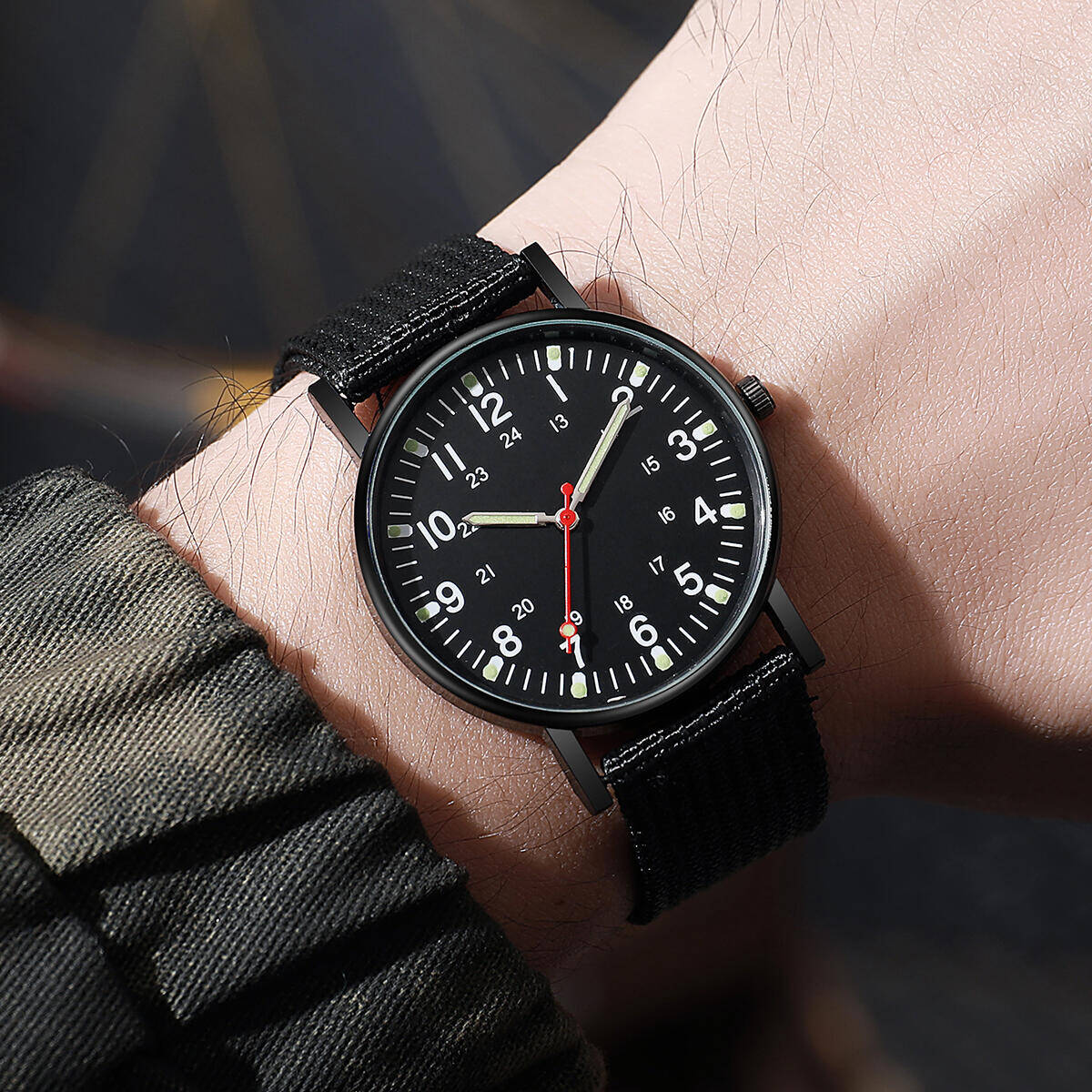 Relógios masculinos casual pul - Field Watch Military avaliação e preço
