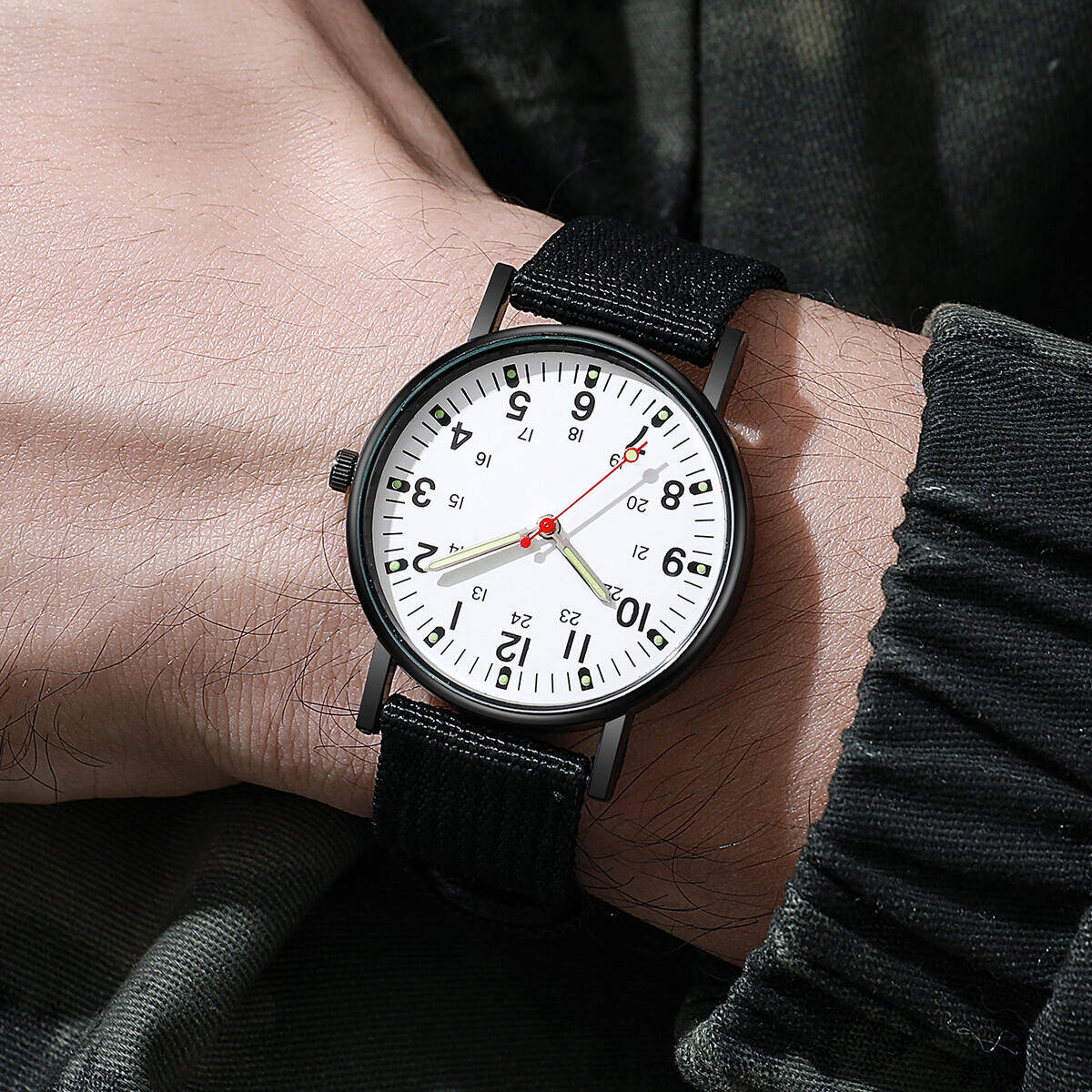 Relógios masculinos casual pul - Field Watch Military avaliação e preço