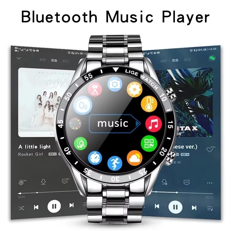 Lige nova chamada bluetooth re - Luxury Watch On Wrist avaliação e preço