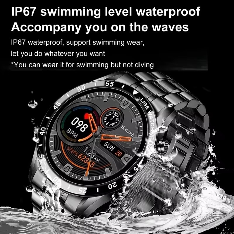 Lige nova chamada bluetooth re - Luxury Watch On Wrist avaliação e preço