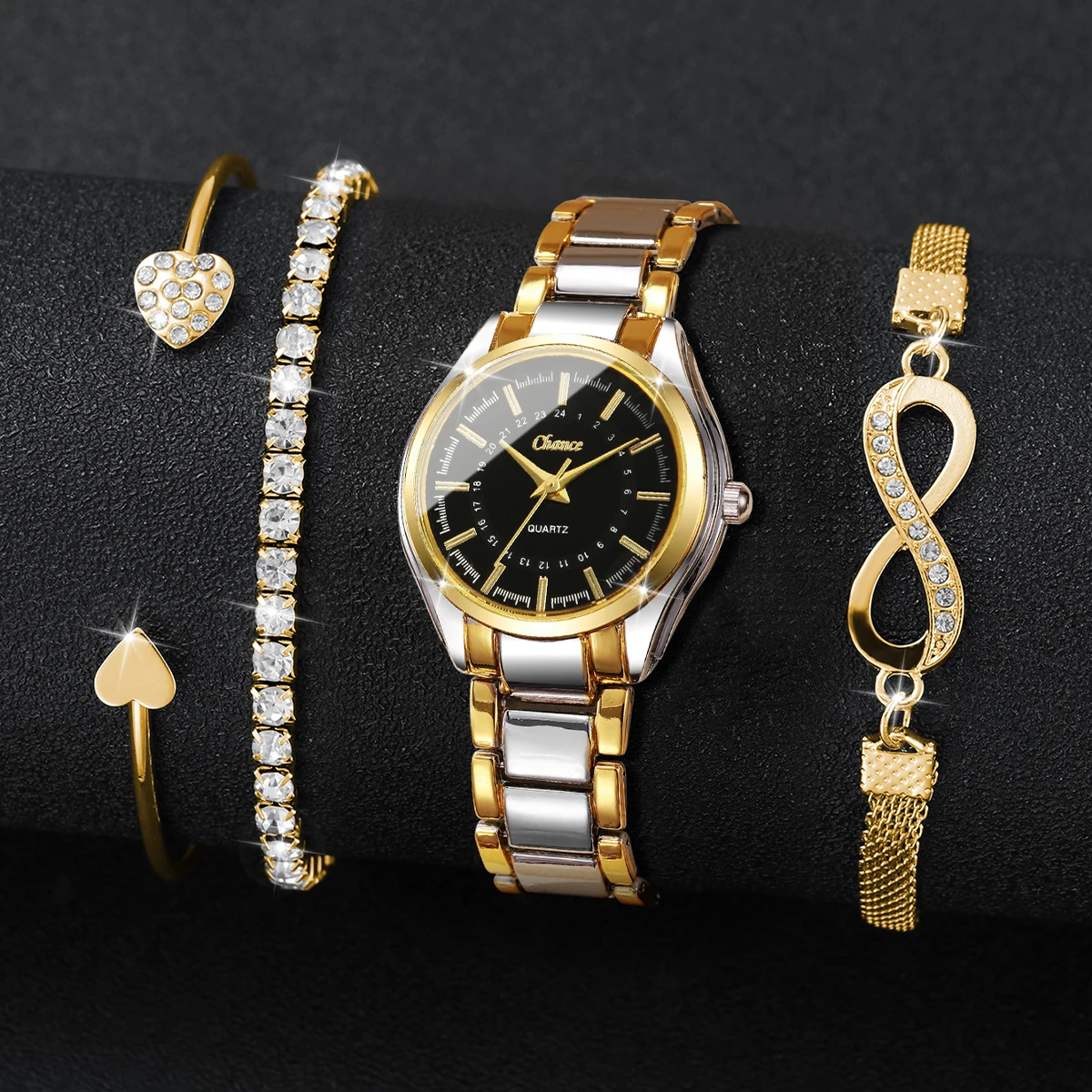 Conjunto de relógios femininos - Luxury Watch Case Travel avaliação e preço