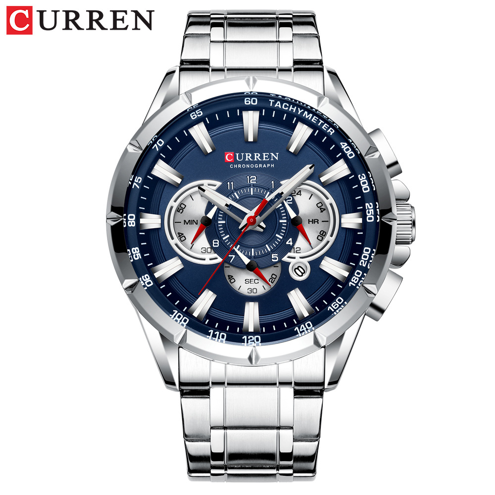 Relógio Masculino Curren/Carri - Sapphire Crystal Display avaliação e preço