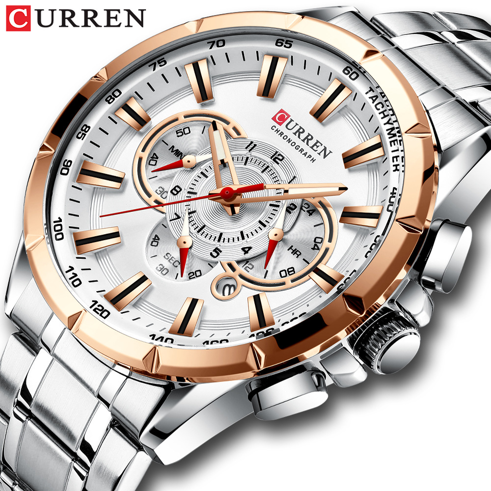 Relógio Masculino Curren/Carri - Sapphire Crystal Display avaliação e preço