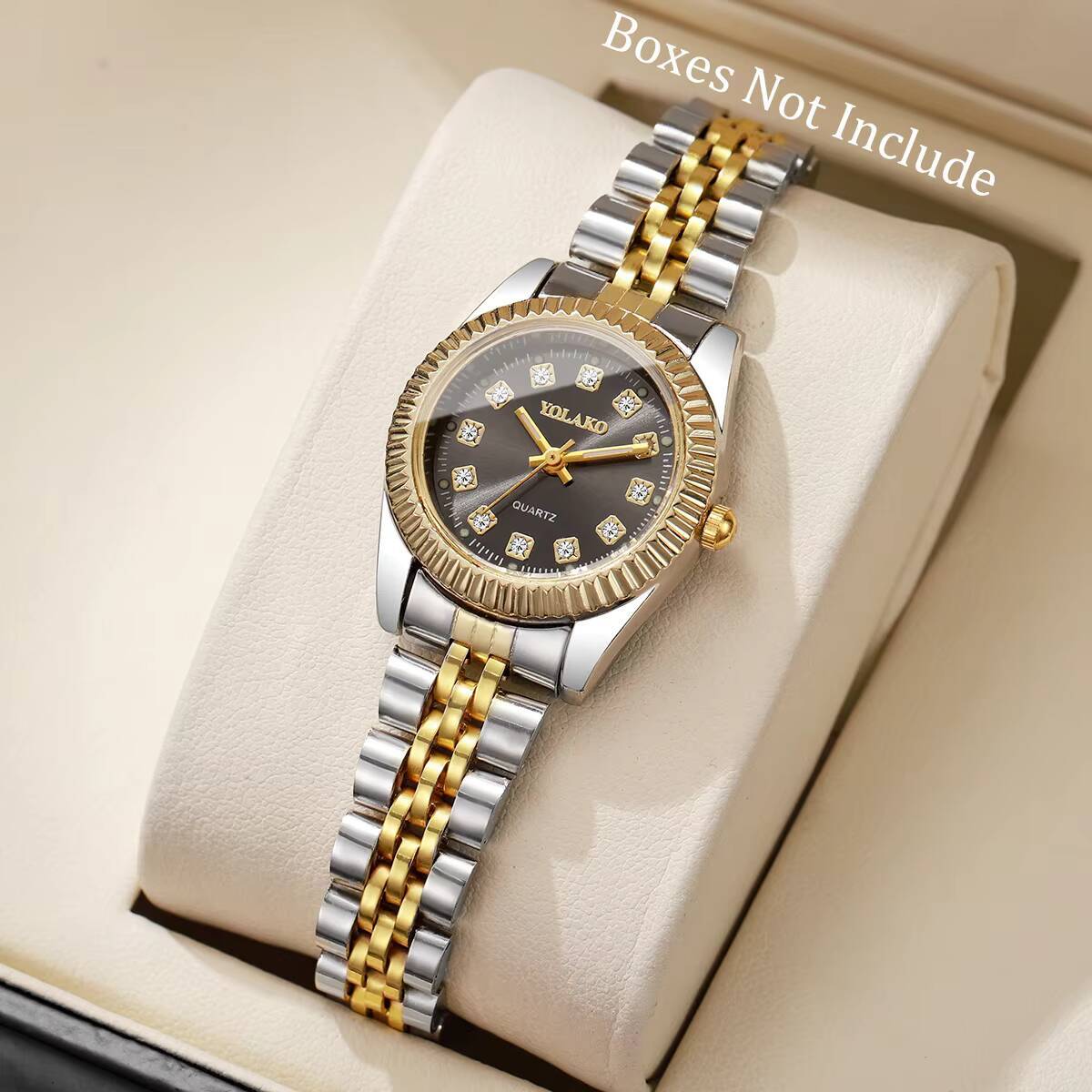 Relógio feminino de quartzo co - Luxury Watch Case Travel avaliação e preço