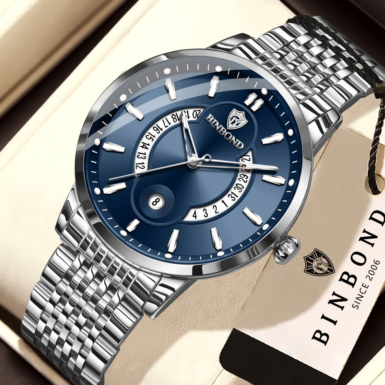 Relógio Masculino Original BIN - Best Luxury Quartz Watch avaliação e preço