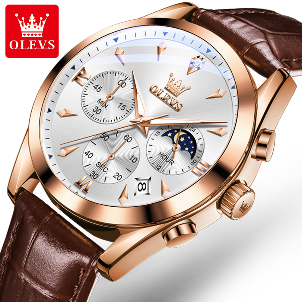 Olevs marca nova moda relógio  - Luxury Watch Manufacturers avaliação e preço