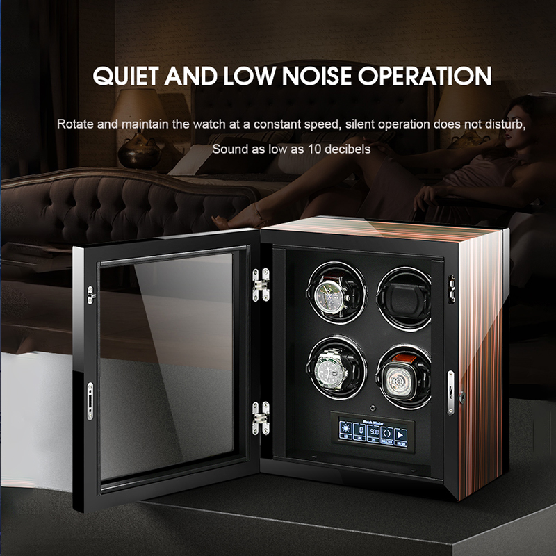 Enrolador de relógio automátic - Luxury Watch Winder Box avaliação e preço