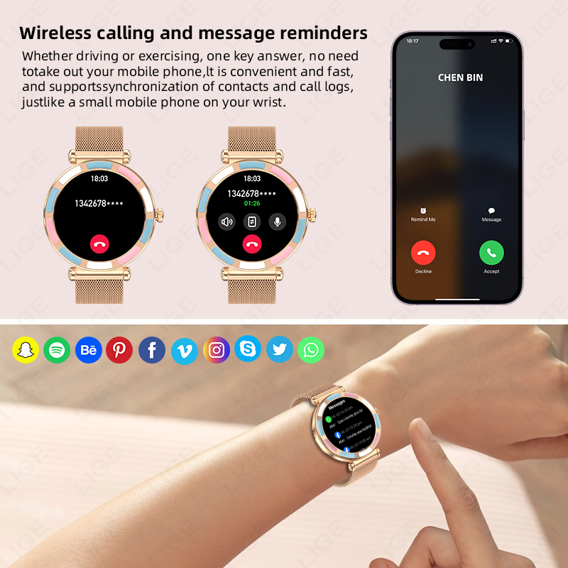 Relógio Inteligente de Luxo LI - Luxury Watch On Wrist avaliação e preço