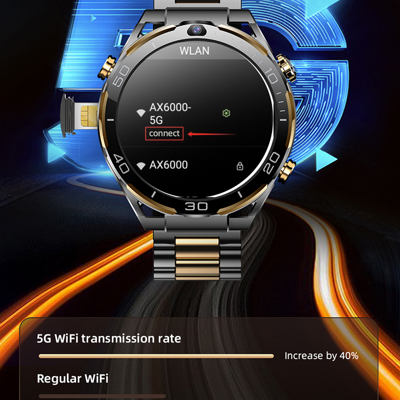 Novo 4g lte relógio inteligent - Luxury Watch On Wrist avaliação e preço