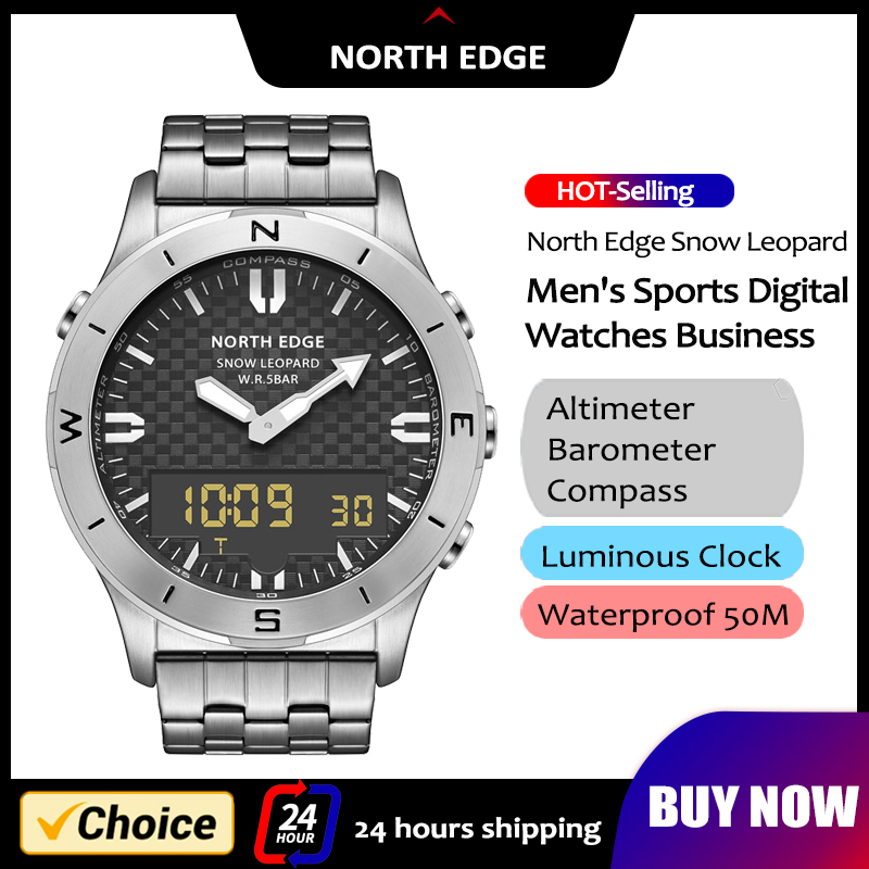North edge relógio digital esp - Luxury Watch On Wrist avaliação e preço